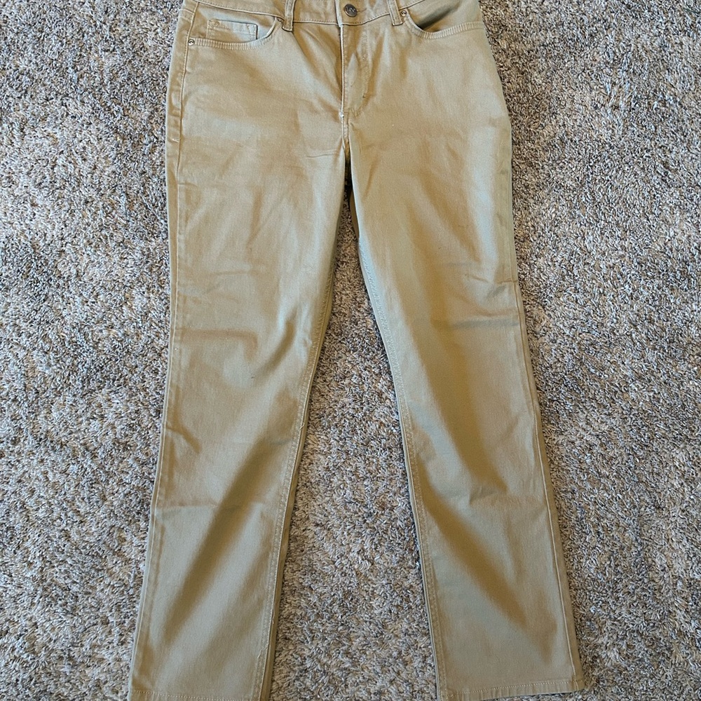 Lee Classic Straight Leg Khaki Pants